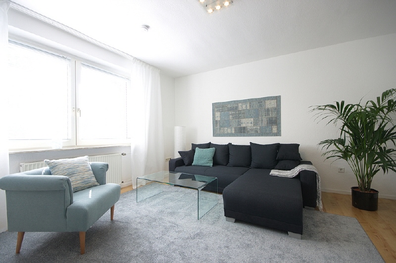 Zentral und ruhig: Möblierte Wohnung in Essen mit zwei Schlafzimmern und Internetzugang Nähe Hauptbahnhof
