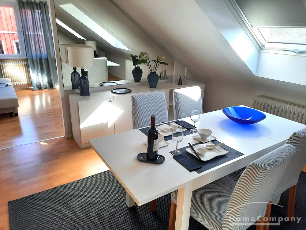 attic apartment / short-term rental / Saarbrücken / Am Homburg