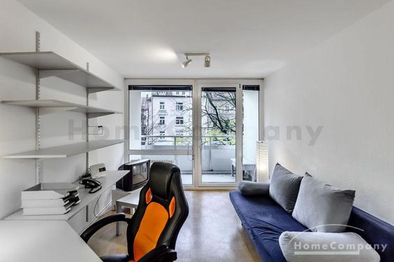 Möbliertes 1-Zimmer-Apartment mit Balkon in München-Haidhausen