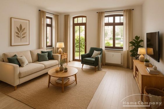 Möbliert/Furnished 2-Zimmer Apartment in Chemnitz-Schloßchemnitz 4 Personen
