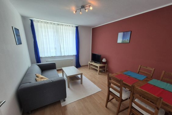 Möblierte Wohnung in Rüttenscheid, mit Internetzugang, für bis zu 3 Personen geeignet