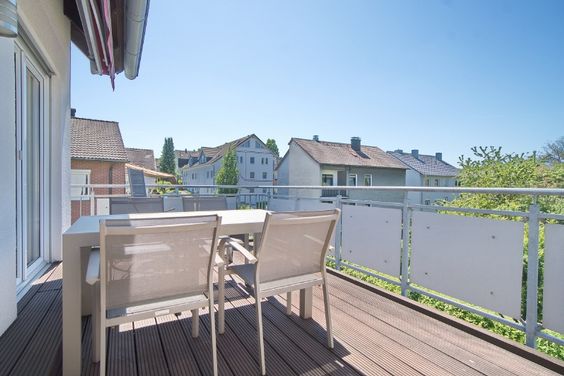 Schicke, hochwertig ausgestattete Maisonettewohnung mit großem Balkon in Top-Wohnlage von Witten