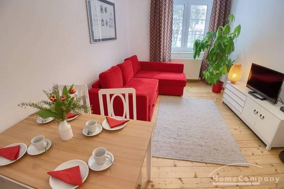 27544 HomeCompany Dresden Möbliert/Furnished 3-Zimmer Apartment in Dresden-Pieschen max. 3 Personen