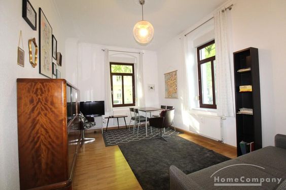 Möbliert/Furnished 2-Zimmer Apartment mit Balkon in Dresden-Trachau/Wilder Mann max. 2 Personen