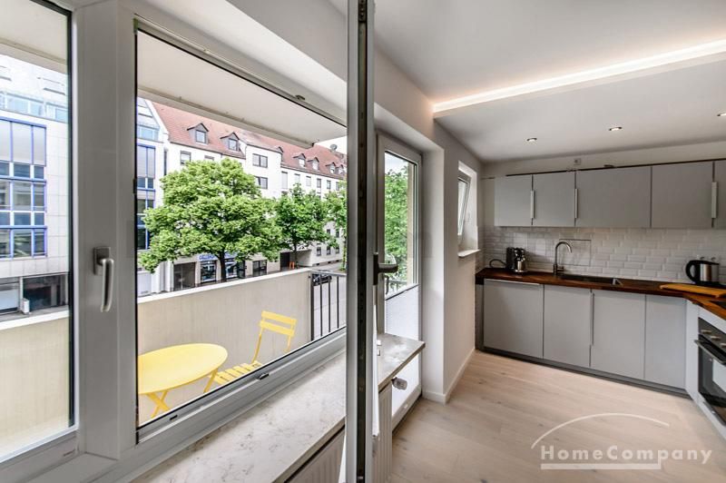 Blick auf dem Balkon