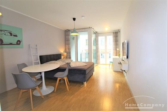 Möbliert/Furnished 1-Zimmer Apartment mit Balkon in Dresden-Äußere Neustadt max. 2 Personen