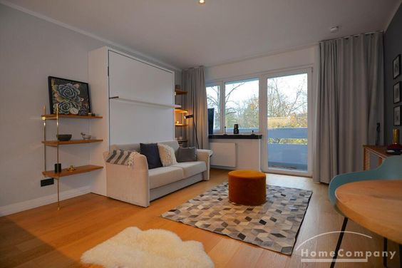 Stylische 1-Zimmer Wohnung mit  Balkon in Berlin Wilmersdorf, möbliert