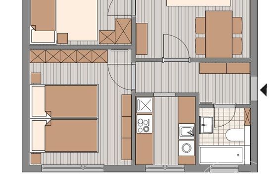 Ostend (8072105) – Möblierte 3-Zimmerwohnung in unmittelbarere EZB Nähe