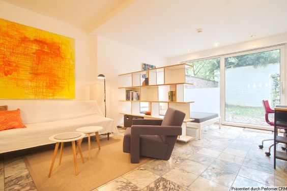 Charming, homely apartment with its own entrance and garden terrace, near the MedienHafen