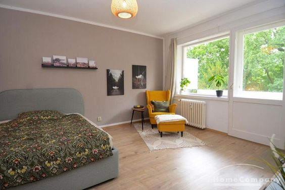Möblierte 1 Zimmer, Berlin-Moabit, großer Balkon