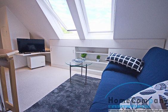 Gemütliche Dachgeschoßwohnung mit separatem Schlafzimmer in ruhiger Seitenstr. in der Innenstadt von Lünen.