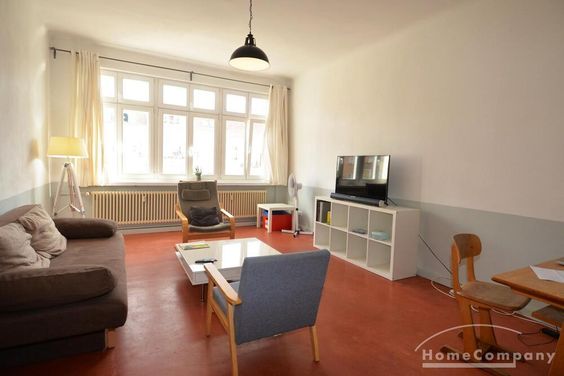 Große 2-Zimmer-Wohnung in Friedrichshain, möbliert