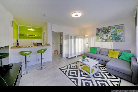 Schöne möblierte 1 Raumwohnung in Düsseldorf inkl. Internetzugang und Waschtrockner.