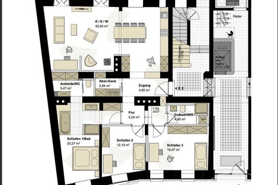 Luxus-Immobilie! Hochwertig möblierte 4-Zimmer-Wohnung im Glockenbach
