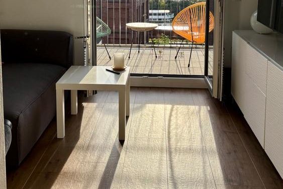 Möbliert/Furnished 1-Zimmer Apartment in Dresden-Hafencity mit Balkon 2 Personen