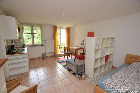 Helles Souterrain-Apartment im Viertel