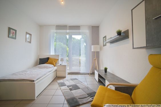 Schönes und helles Apartment in Dortmund-Lütgendortmund mit Internet-Flatrate, KFZ-Stellplatz und Terrasse