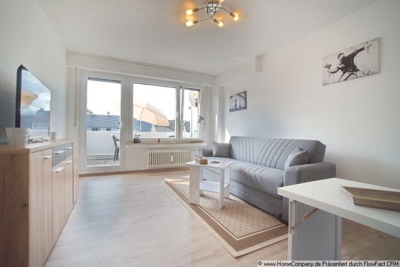 Moderne möblierte 1-Zimmer-Wohnung mit Süd-Balkon, Stellplatz und Top-Anbindung in Dortmund-Wickede